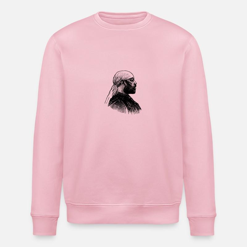 Afrikanischer Mann - Stanley/Stella Unisex Bio-Sweatshirt ROLLER - Hellrosa