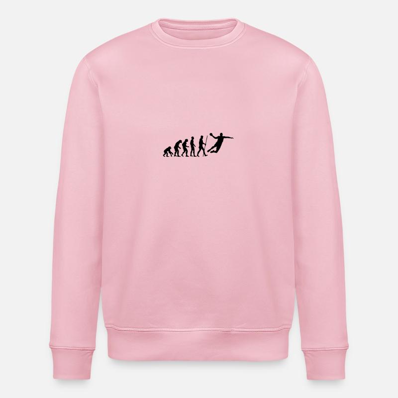 Handball Evolution - Stanley/Stella ROLLER Unisex Organic Sweatshirt - cotton pink