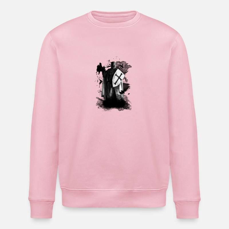 Templar Warrior - Stanley/Stella Unisex Bio-Sweatshirt ROLLER - Hellrosa