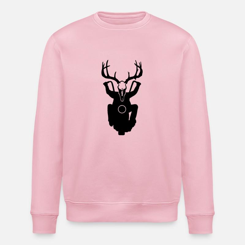 motarde - Sweat bio ROLLER Stanley/Stella Unisexe - rose pâle