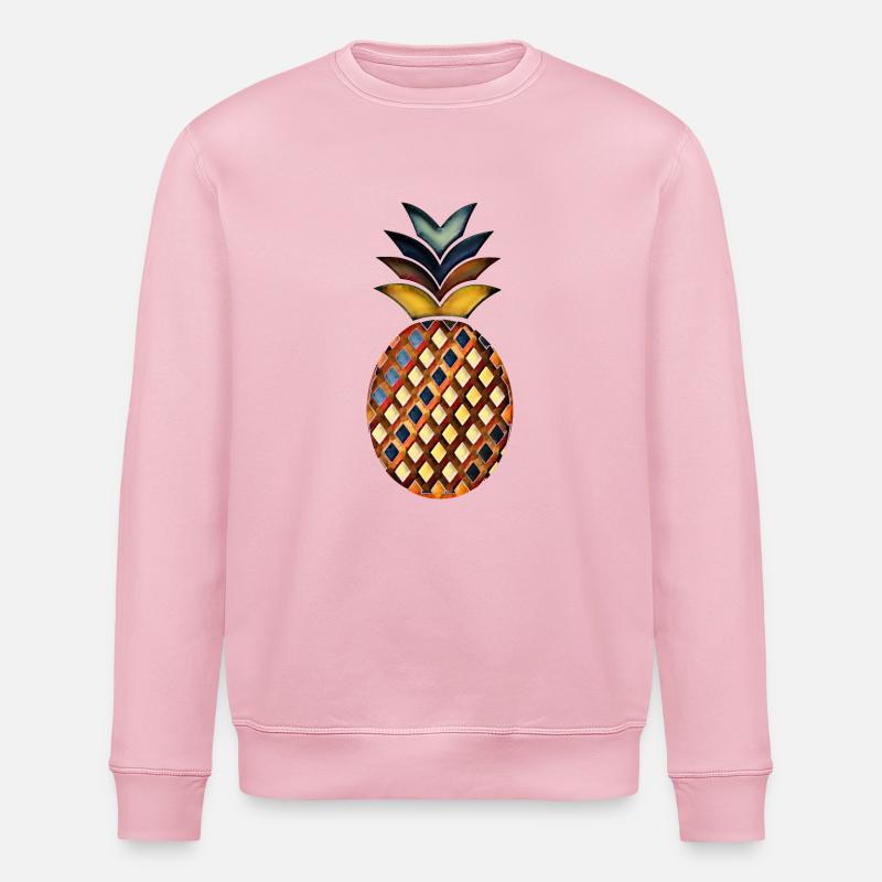 Happy Ananas Style - Stanley/Stella Unisex Bio-Sweatshirt ROLLER - Hellrosa