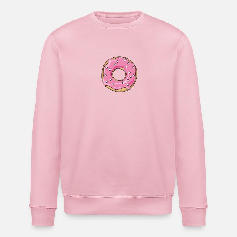 beignet - Sweat bio ROLLER Stanley/Stella Unisexe - rose pâle