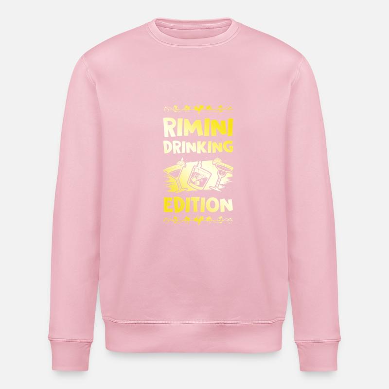 Rimini Drinking Saying - Sweat bio ROLLER Stanley/Stella Unisexe - rose pâle