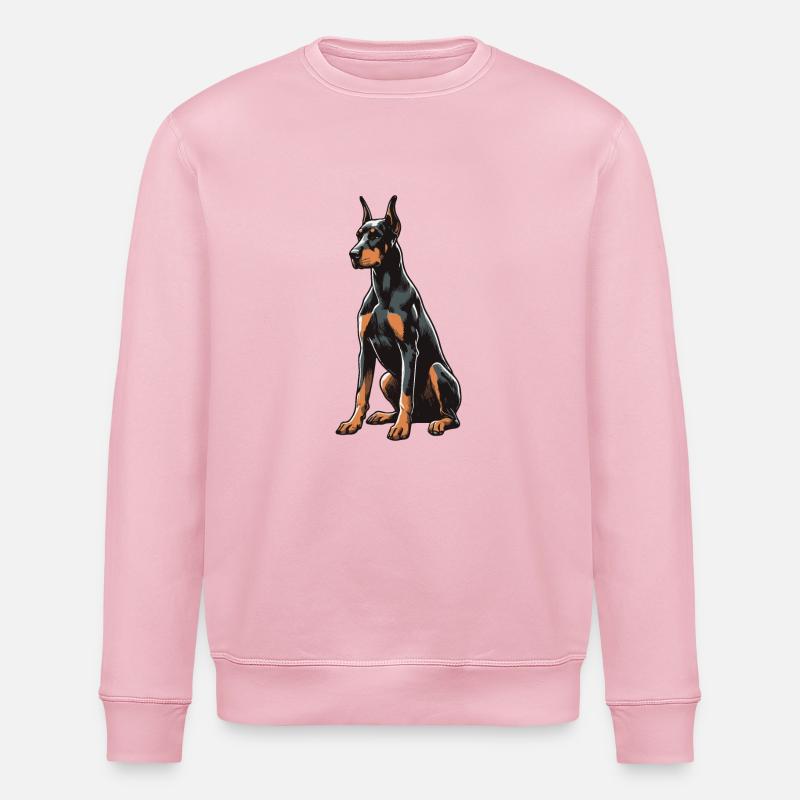 Dobermann - Stanley/Stella Unisex Bio-Sweatshirt ROLLER - Hellrosa