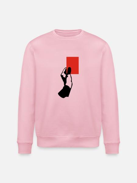 Rote Karte! - Stanley/Stella Unisex Bio-Sweatshirt ROLLER - Hellrosa
