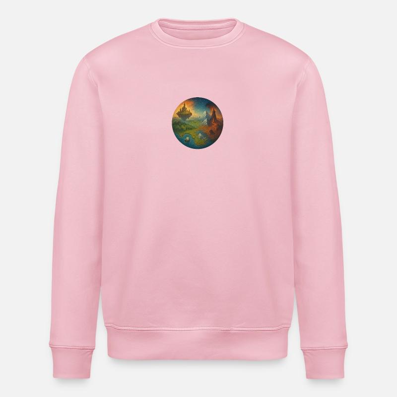 Azeroth - Stanley/Stella Unisex Bio-Sweatshirt ROLLER - Hellrosa