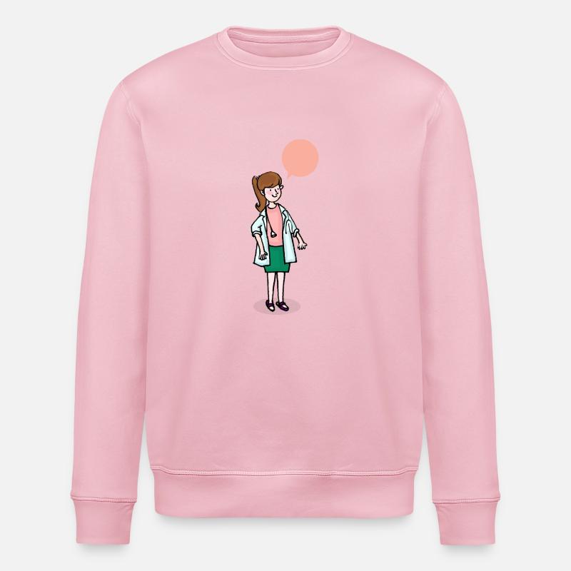 doc148 - Sweat bio ROLLER Stanley/Stella Unisexe - rose pâle