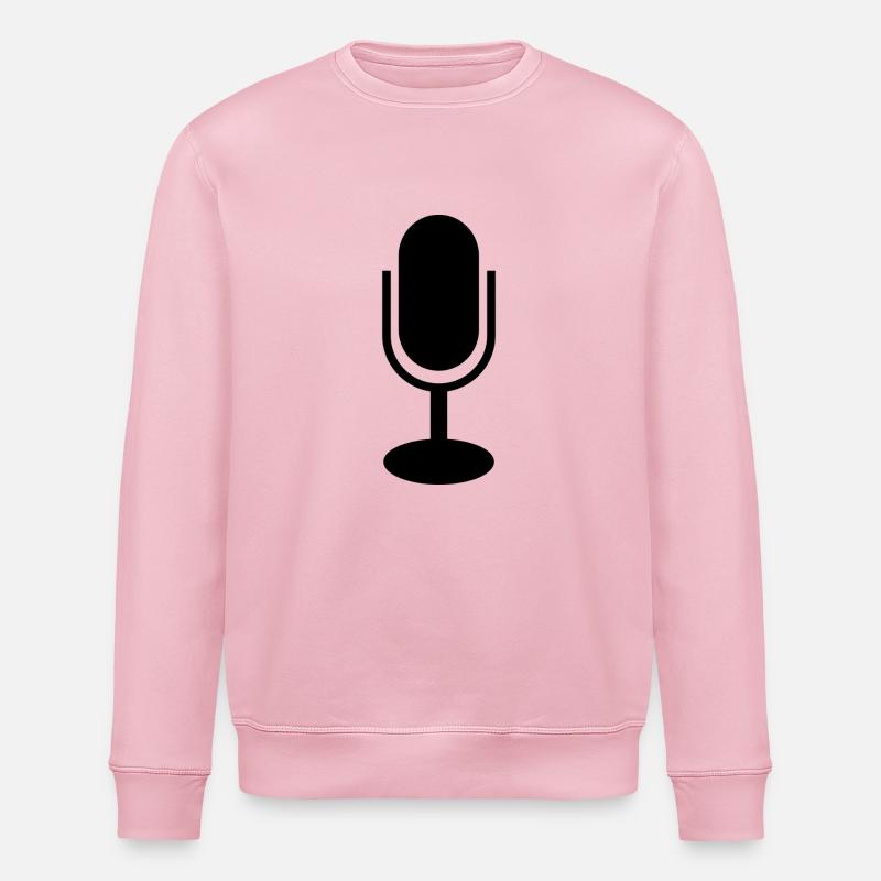 microphone - Sweat bio ROLLER Stanley/Stella Unisexe - rose pâle