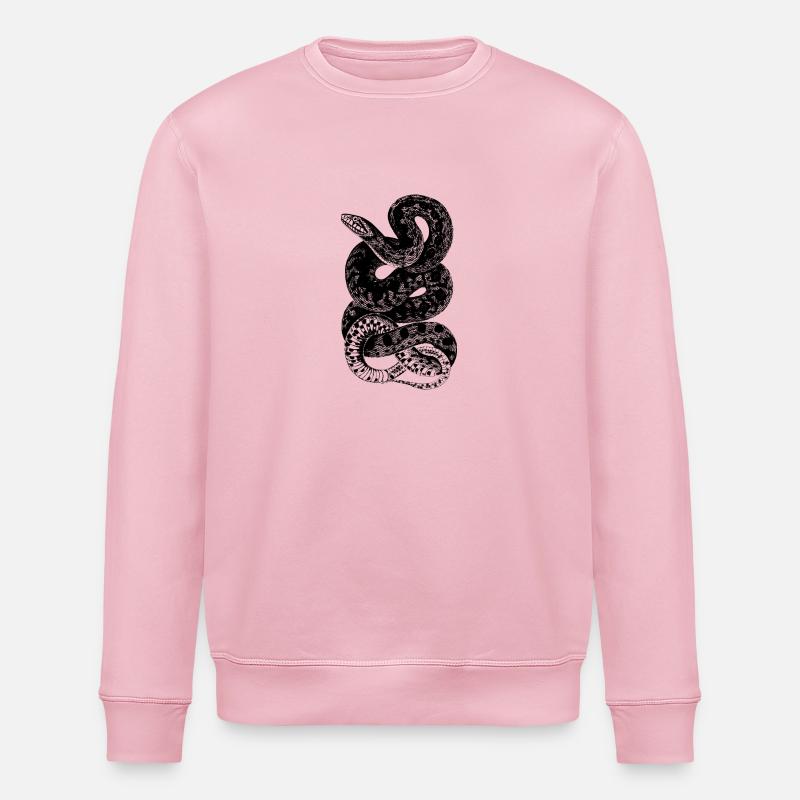 serpent - Sweat bio ROLLER Stanley/Stella Unisexe - rose pâle