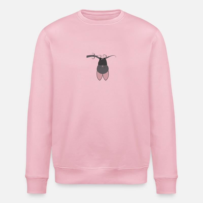 Fledermaus - Stanley/Stella Unisex Bio-Sweatshirt ROLLER - Hellrosa