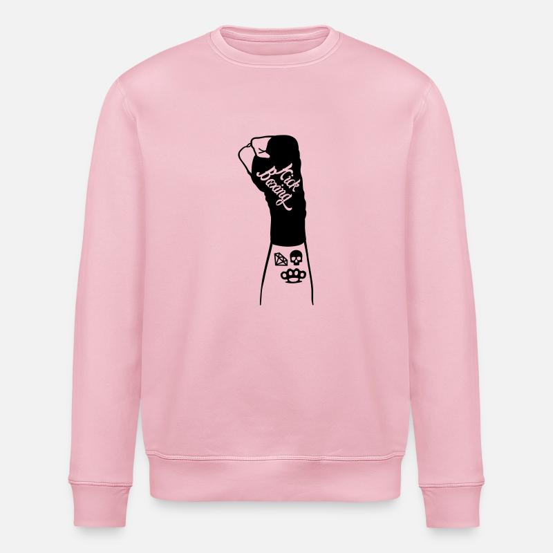 Kickboxen - Stanley/Stella Unisex Bio-Sweatshirt ROLLER - Hellrosa
