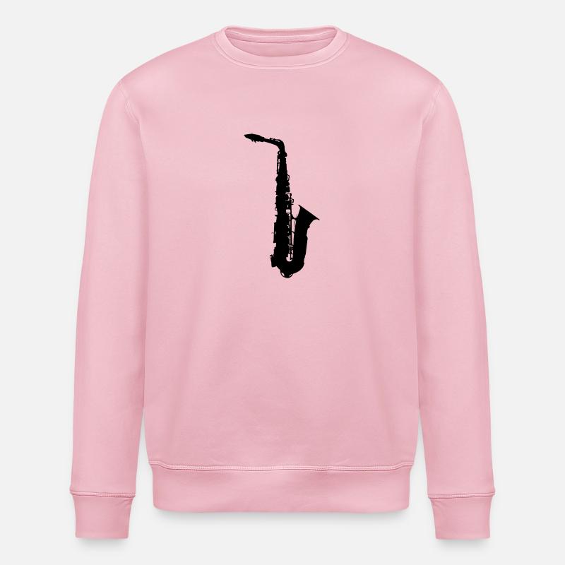 saxophone - Sweat bio ROLLER Stanley/Stella Unisexe - rose pâle