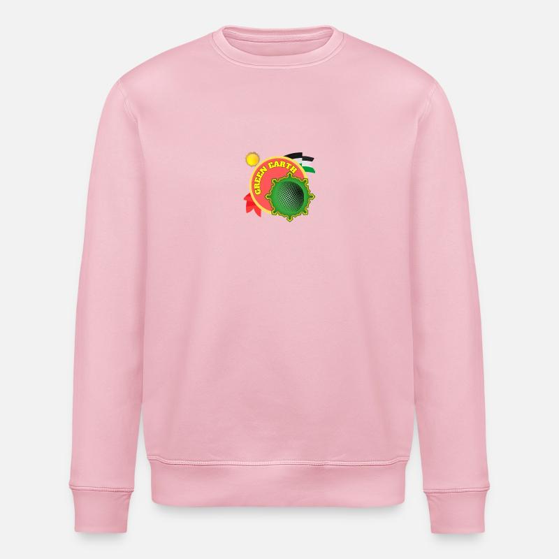 Grüne Erde - Stanley/Stella Unisex Bio-Sweatshirt ROLLER - Hellrosa