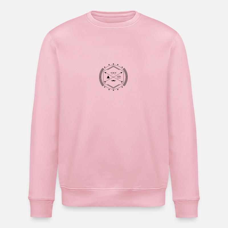Hipster-like - Stanley/Stella Unisex Bio-Sweatshirt ROLLER - Hellrosa