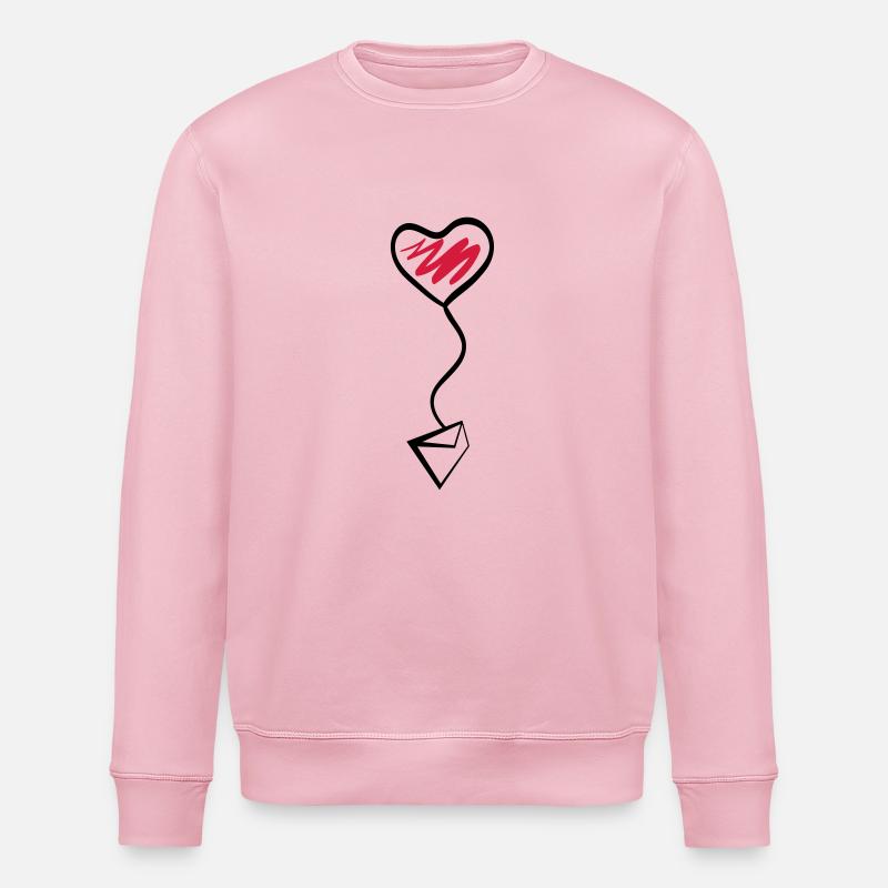 valentinsmail - Stanley/Stella Unisex Bio-Sweatshirt ROLLER - Hellrosa