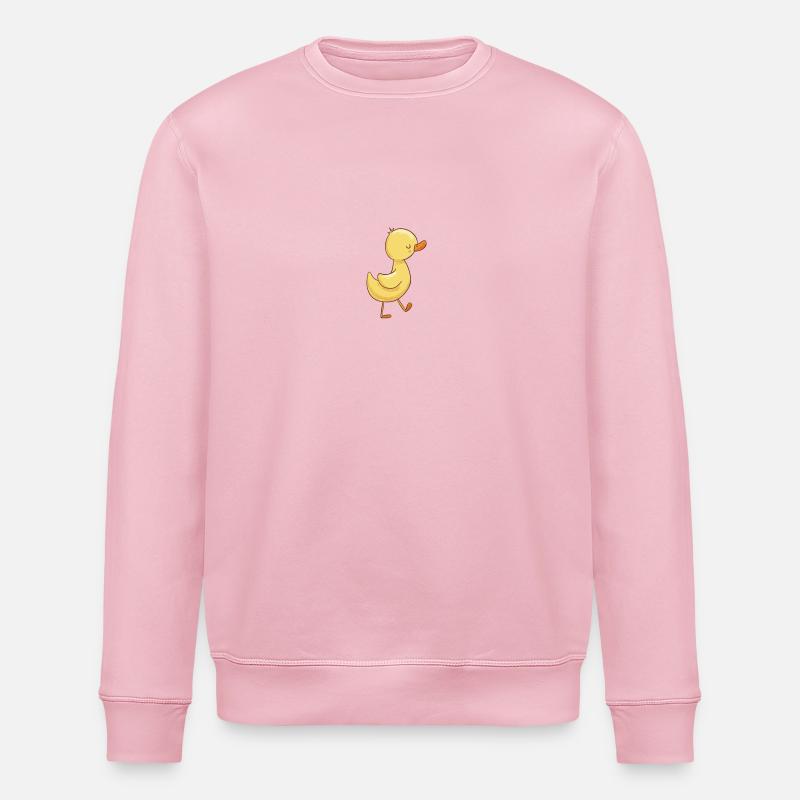 Entchen mit roten Bäkchen - Stanley/Stella Unisex Bio-Sweatshirt ROLLER - Hellrosa