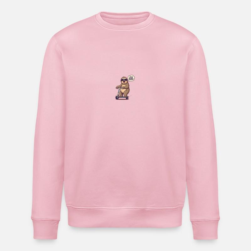 FAULTIER SCOOTER SPEED DEMON - Stanley/Stella Unisex Bio-Sweatshirt ROLLER - Hellrosa