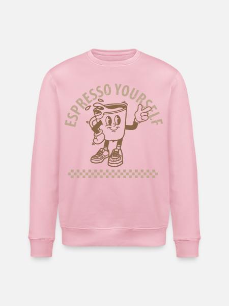 Espresso Yourself Coffee - Stanley/Stella Unisex Bio-Sweatshirt ROLLER - Hellrosa