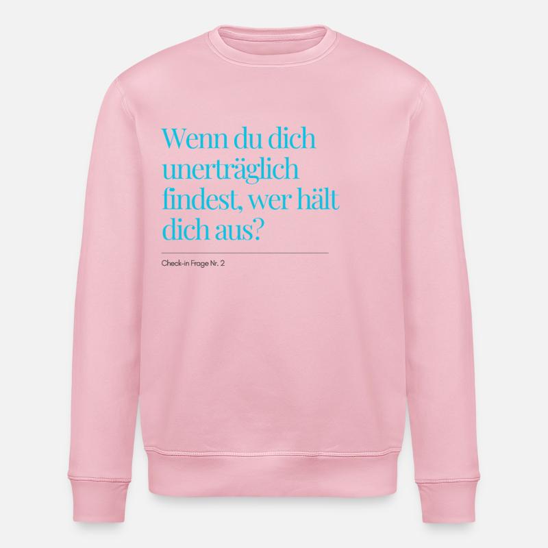 Check-in Frage Nr. 2 - Stanley/Stella Unisex Bio-Sweatshirt ROLLER - Hellrosa