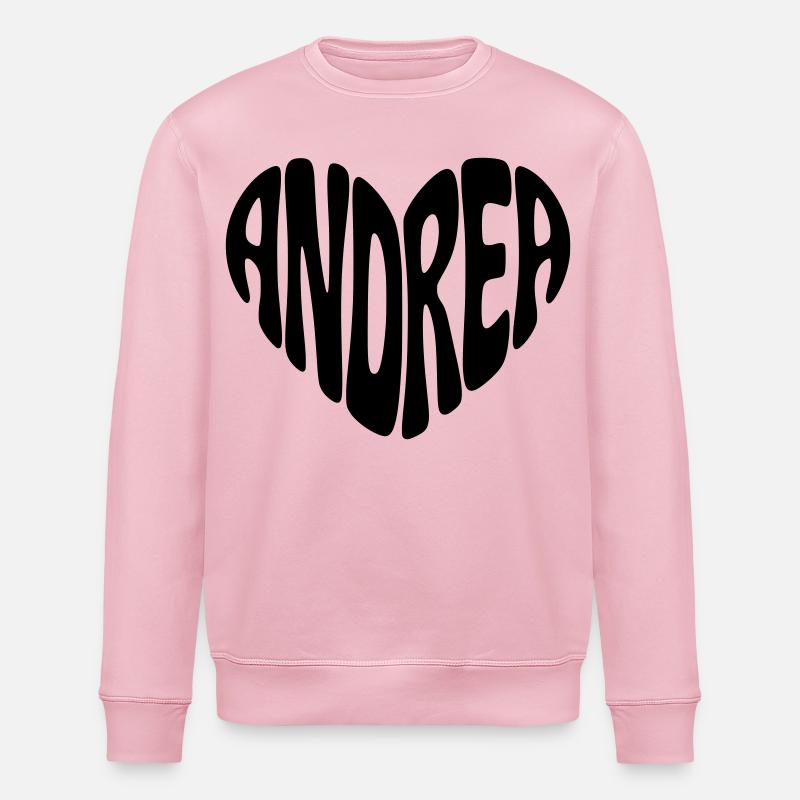 Andrea Herz - Sweat bio ROLLER Stanley/Stella Unisexe - rose pâle