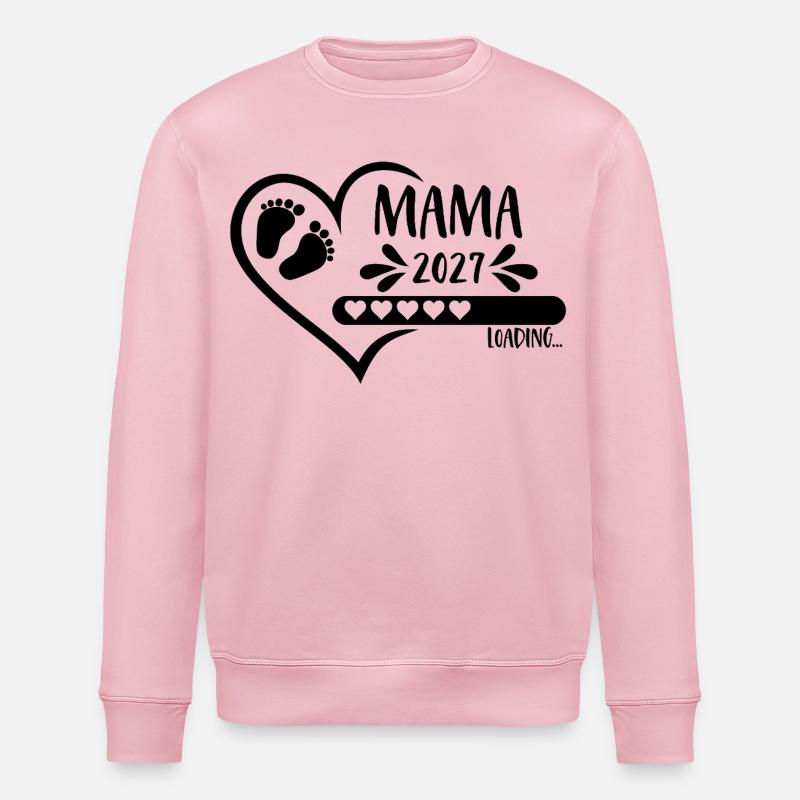 Mama 2027 loading - Stanley/Stella Unisex Bio-Sweatshirt ROLLER - Hellrosa