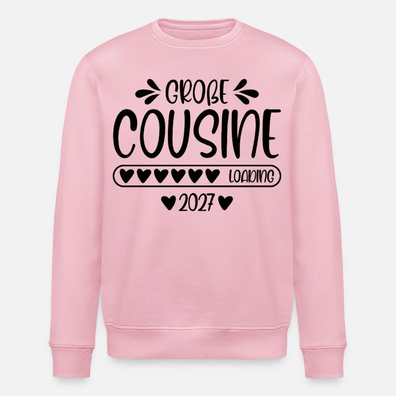 Big Cousin 2027 loading - Stanley/Stella ROLLER Unisex Organic Sweatshirt - cotton pink
