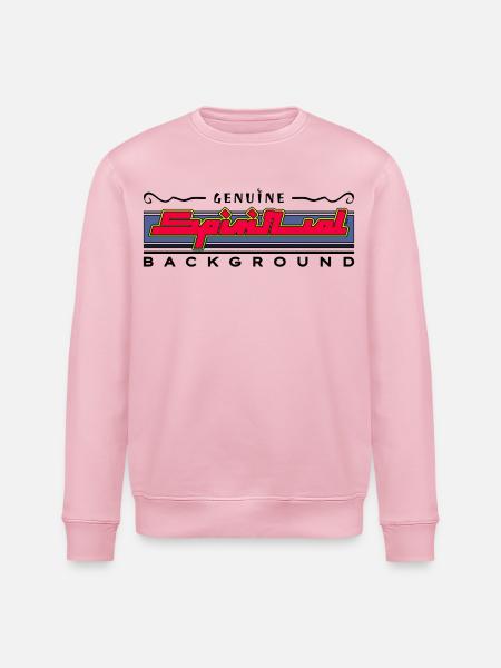 Genuine Spiritual Background - Stanley/Stella Unisex Bio-Sweatshirt ROLLER - Hellrosa
