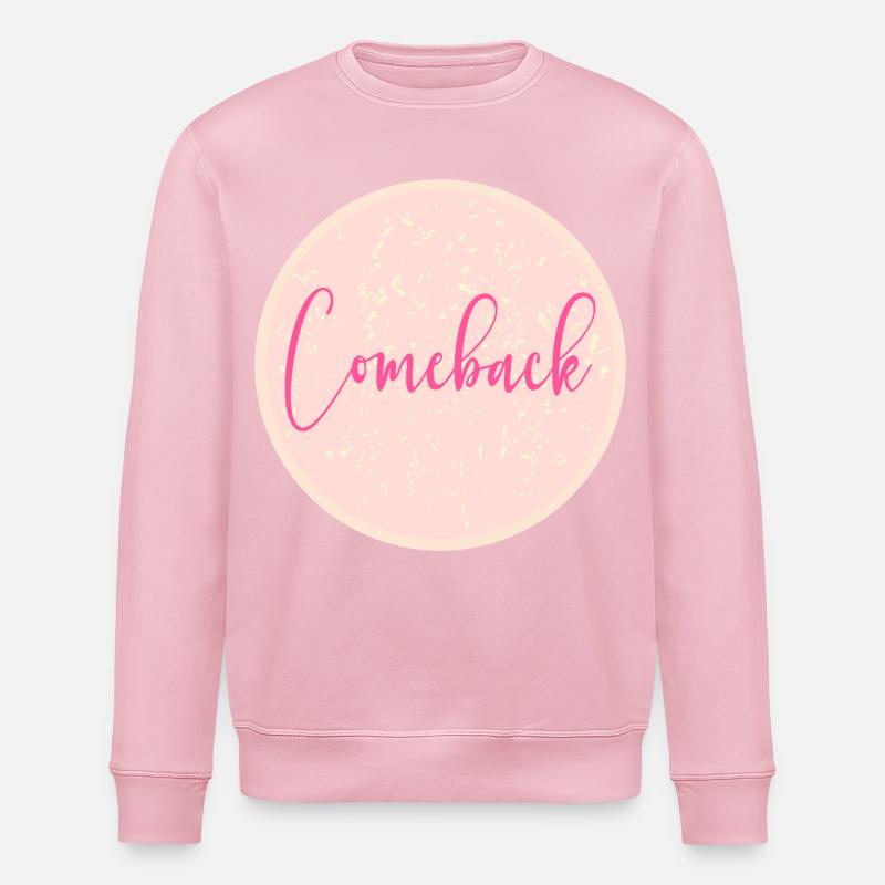 Comeback - Stanley/Stella ROLLER Unisex Organic Sweatshirt - cotton pink