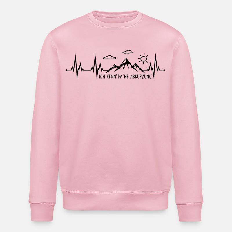 Wandern  - Stanley/Stella Unisex Bio-Sweatshirt ROLLER - Hellrosa