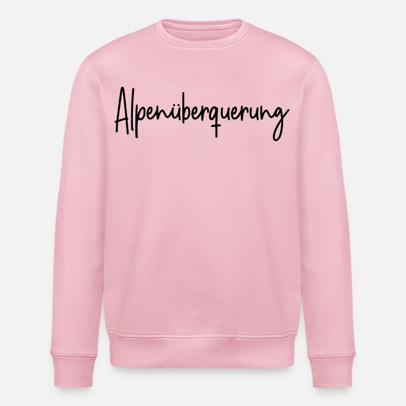 Alpenüberquerung - Stanley/Stella Unisex Bio-Sweatshirt ROLLER - Hellrosa