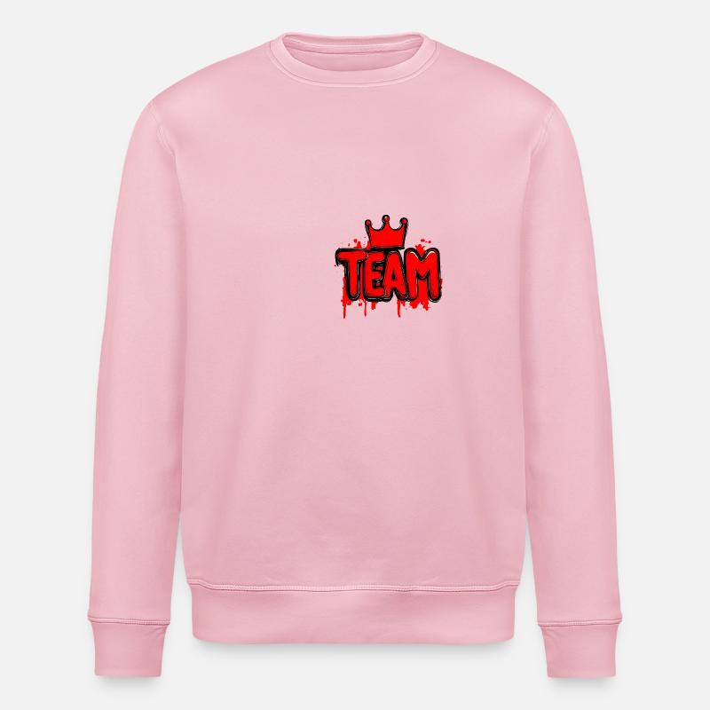 Team Krone - Stanley/Stella Unisex Bio-Sweatshirt ROLLER - Hellrosa