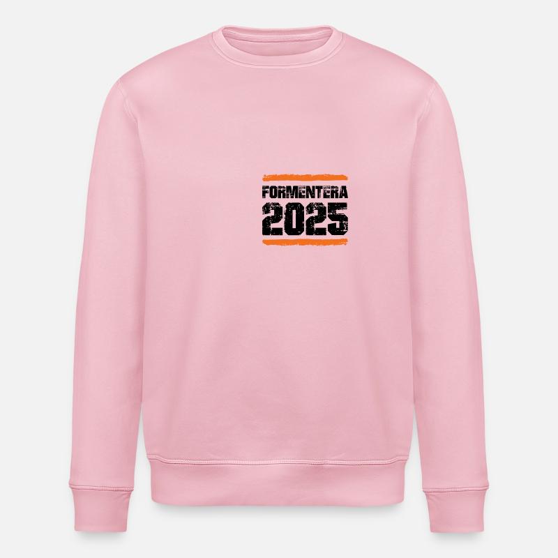 L’équipe de Formentera 2025 - Sweat bio ROLLER Stanley/Stella Unisexe - rose pâle