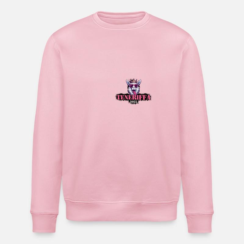 Teneriffa 2025 Alpaka - Stanley/Stella Unisex Bio-Sweatshirt ROLLER - Hellrosa