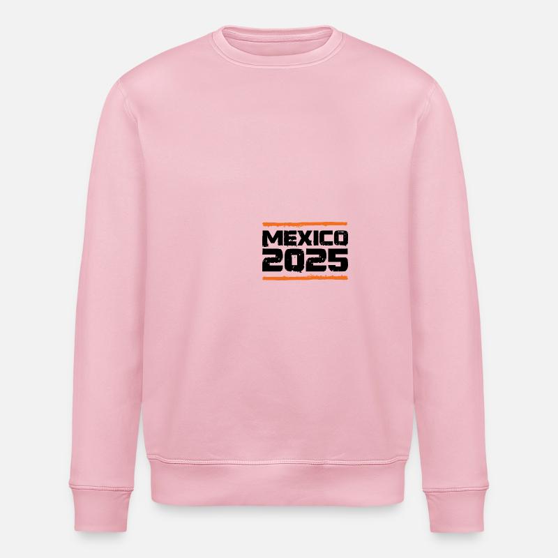 Vacances Mexique 2025 - Sweat bio ROLLER Stanley/Stella Unisexe - rose pâle