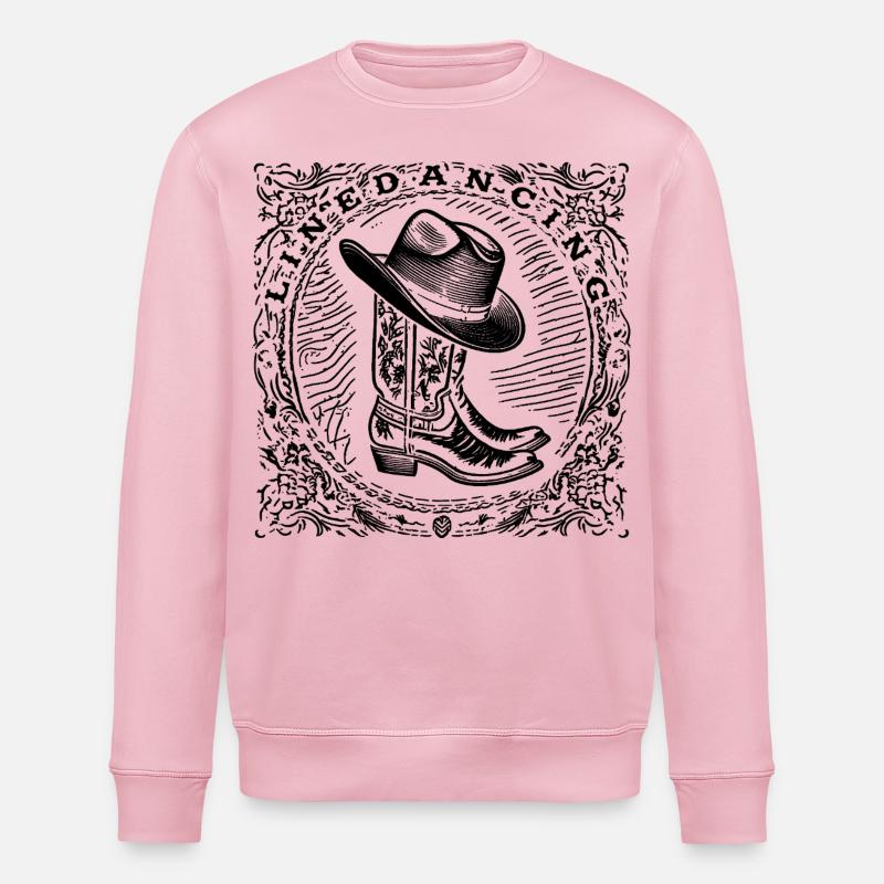 Linedancing - Stanley/Stella Unisex Bio-Sweatshirt ROLLER - Hellrosa