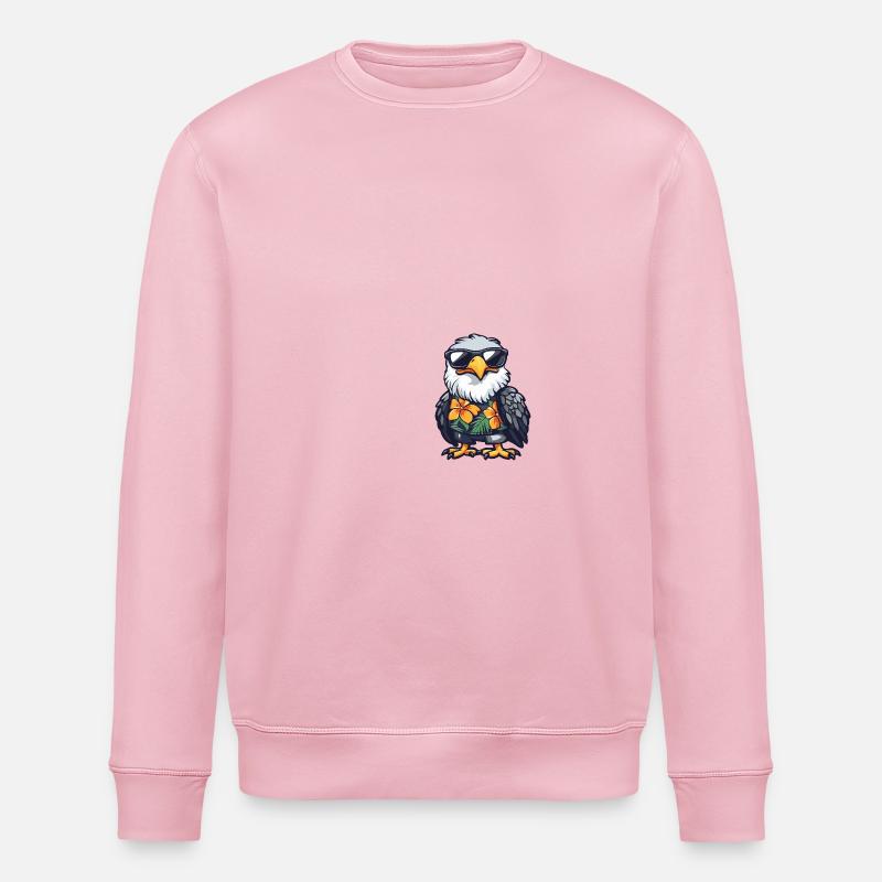 Eagle Comic Vacances - Sweat bio ROLLER Stanley/Stella Unisexe - rose pâle