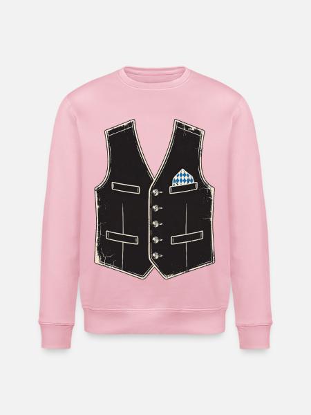 Trachten Ersatz - Stanley/Stella Unisex Bio-Sweatshirt ROLLER - Hellrosa