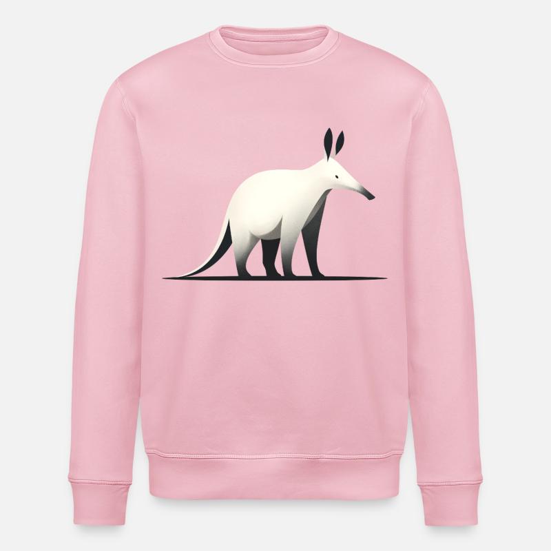 Erdferkel - Stanley/Stella Unisex Bio-Sweatshirt ROLLER - Hellrosa