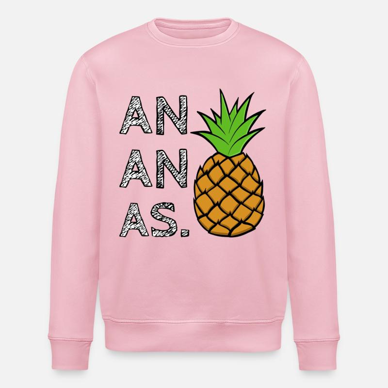 ANANAS. - Stanley/Stella Unisex Bio-Sweatshirt ROLLER - Hellrosa