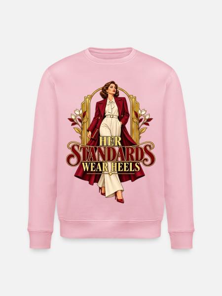 Standards auf Absätzen - Stanley/Stella Unisex Bio-Sweatshirt ROLLER - Hellrosa