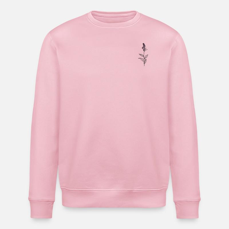 Blume Waldvögelein - Stanley/Stella Unisex Bio-Sweatshirt ROLLER - Hellrosa
