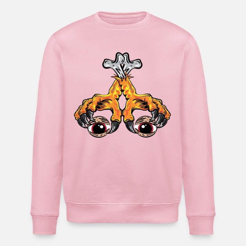 Hähnchen - Stanley/Stella Unisex Bio-Sweatshirt ROLLER - Hellrosa