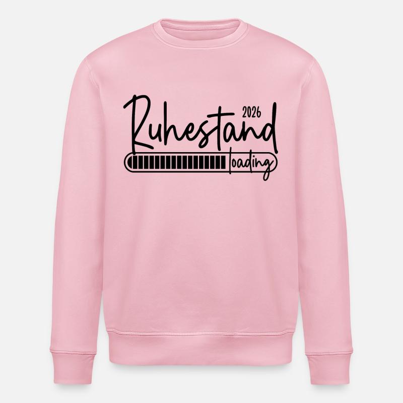 Ruhestand 2026 loading - Stanley/Stella Unisex Bio-Sweatshirt ROLLER - Hellrosa