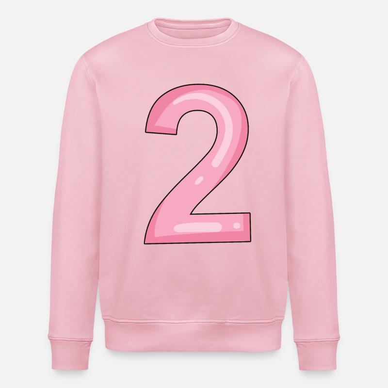 2 rose - Sweat bio ROLLER Stanley/Stella Unisexe - rose pâle