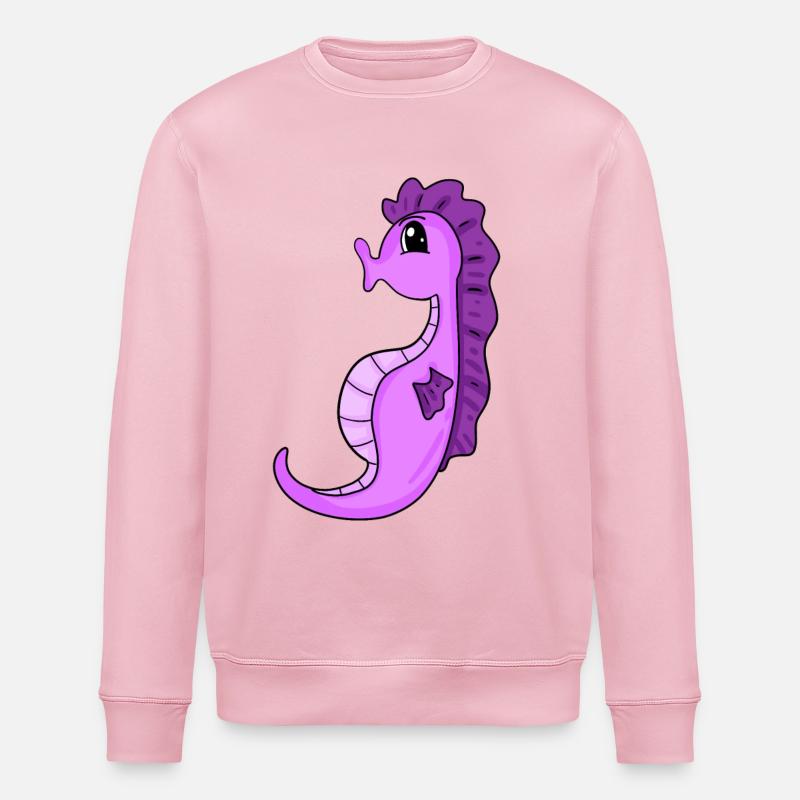 Hippocampe Hippocampe - Sweat bio ROLLER Stanley/Stella Unisexe - rose pâle