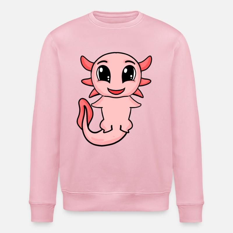 Axolotl - Stanley/Stella Unisex Bio-Sweatshirt ROLLER - Hellrosa