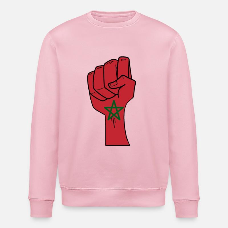 Marokko - Stanley/Stella Unisex Bio-Sweatshirt ROLLER - Hellrosa