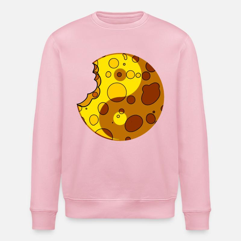Fromage Yin Yang - Sweat bio ROLLER Stanley/Stella Unisexe - rose pâle