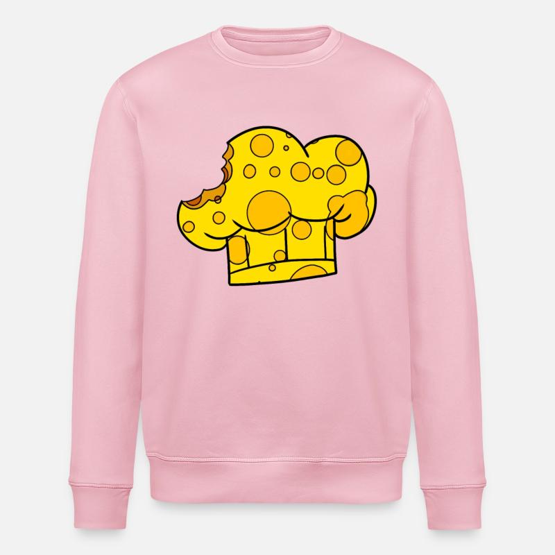Chapeau de chef cheese cook - Sweat bio ROLLER Stanley/Stella Unisexe - rose pâle