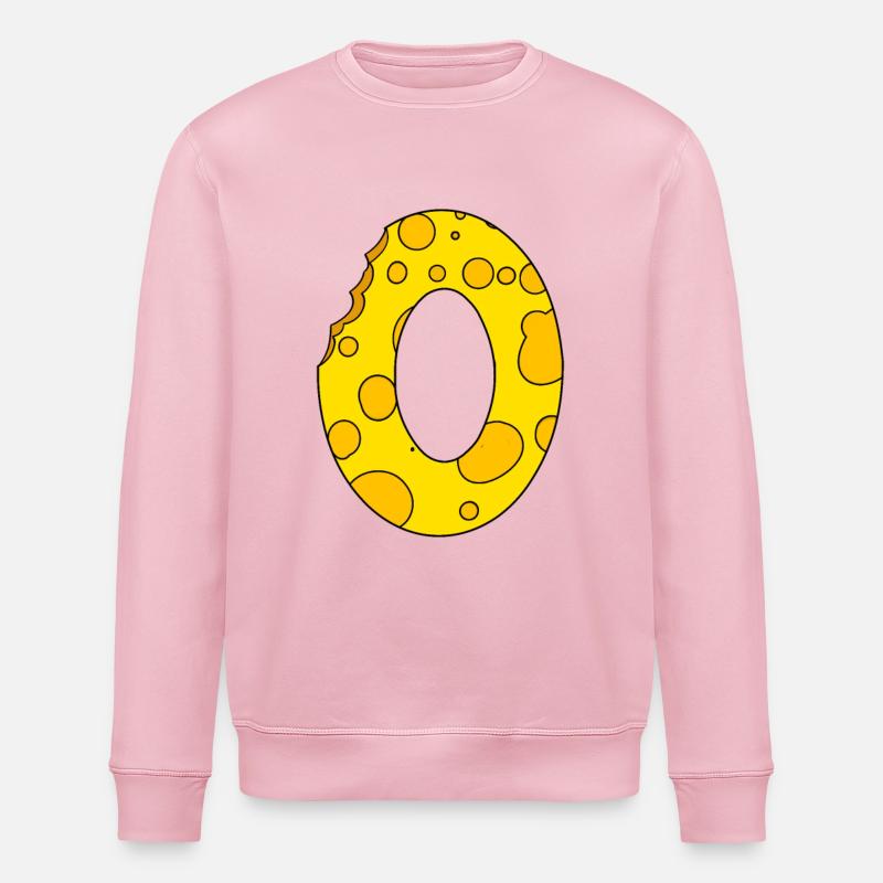 Buchstabe O - Stanley/Stella Unisex Bio-Sweatshirt ROLLER - Hellrosa